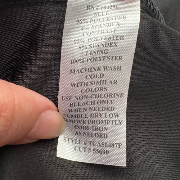 Connected Apparel Black White Dots Sleeveless 14P - Picture 7 of 7